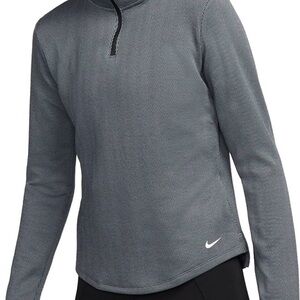 Nike Therma FIT Top Women’s Large Gray Activewear Shirt Athletsure